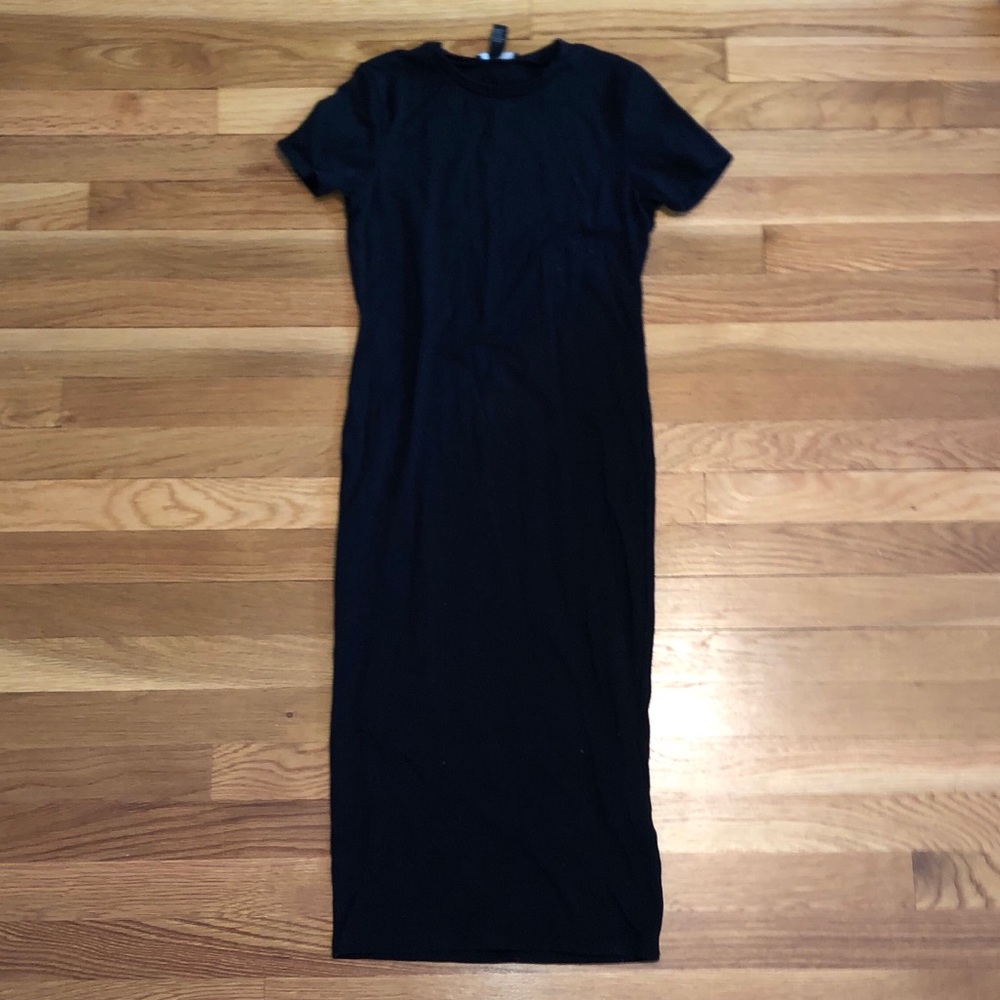Forever 21 Black Midi Dress